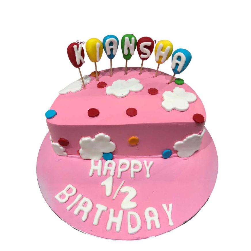 (375) Half Birthday Cake